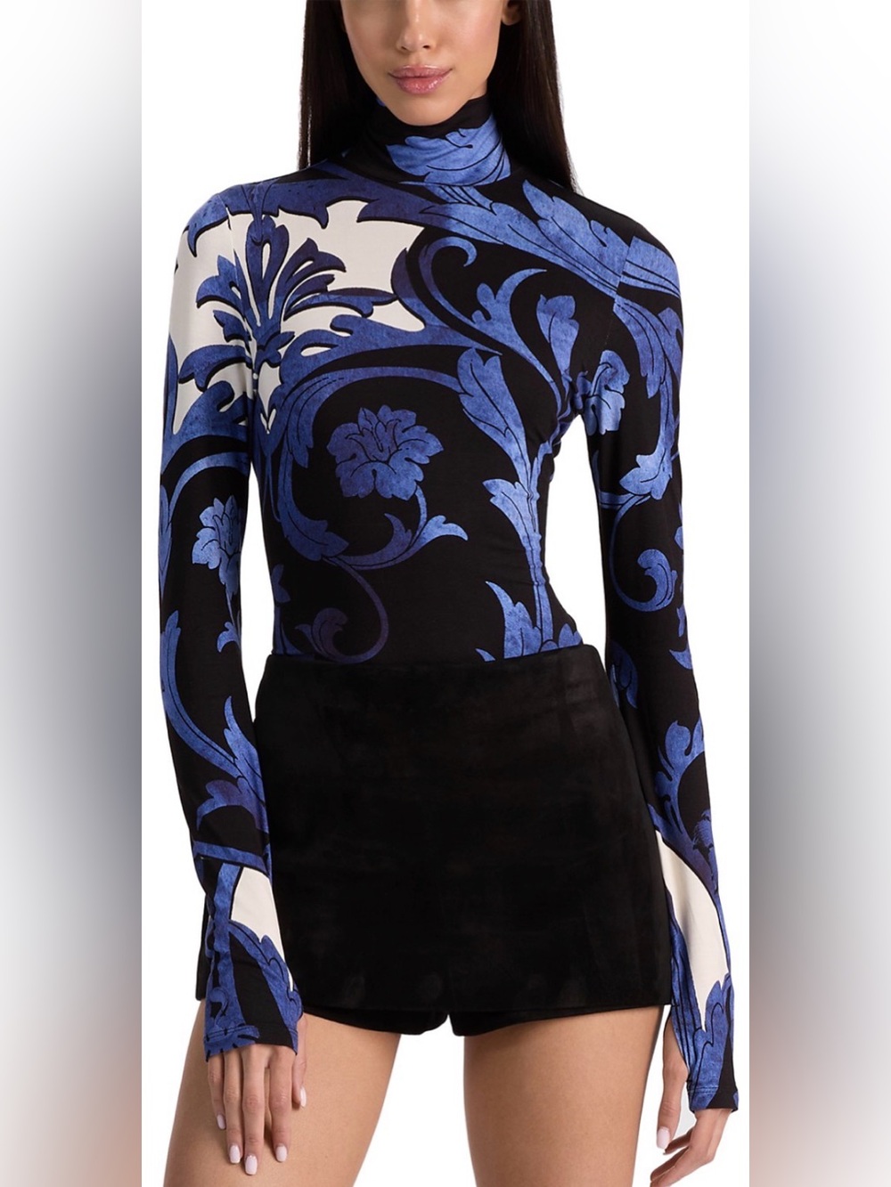 Alice + Olivia Delaina Turtleneck Top